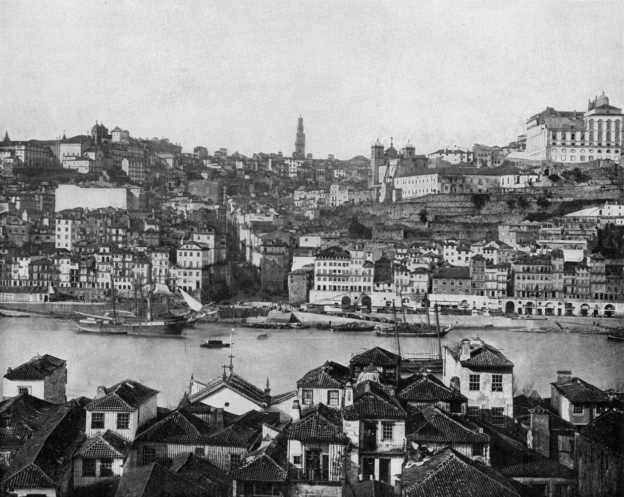 Porto i Portugal (s/h foto) af John Lawson Stoddard