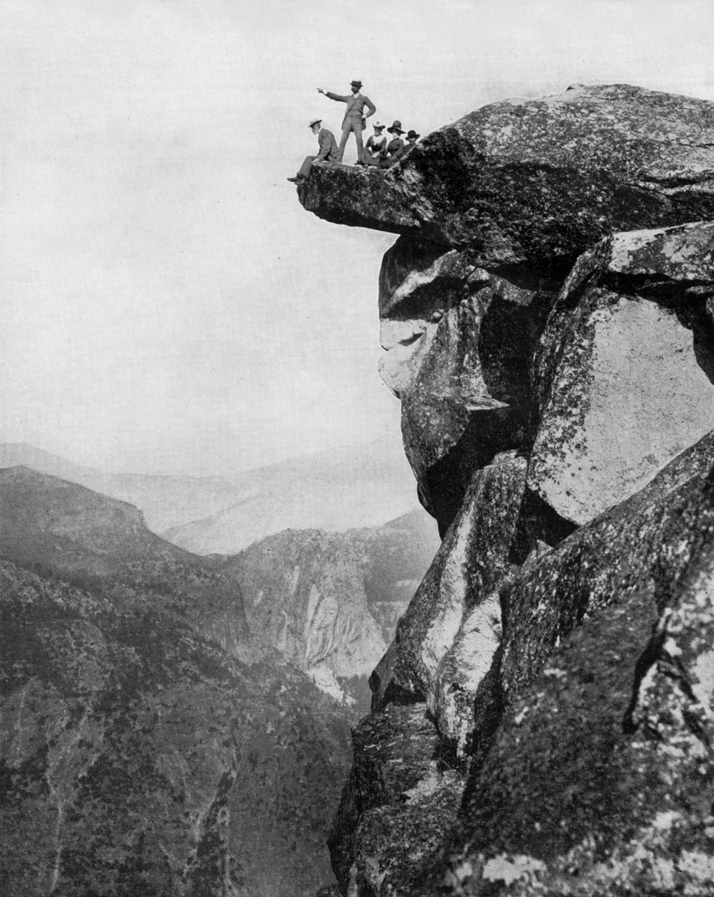 Yosemite valley, Californien, ca. 1890 (s/h-billede) af John Lawson Stoddard