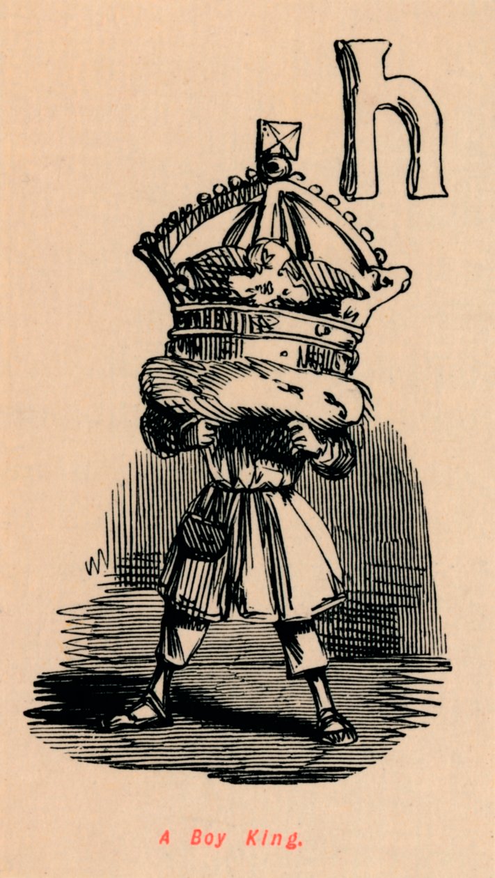 En drengekonge, af John Leech