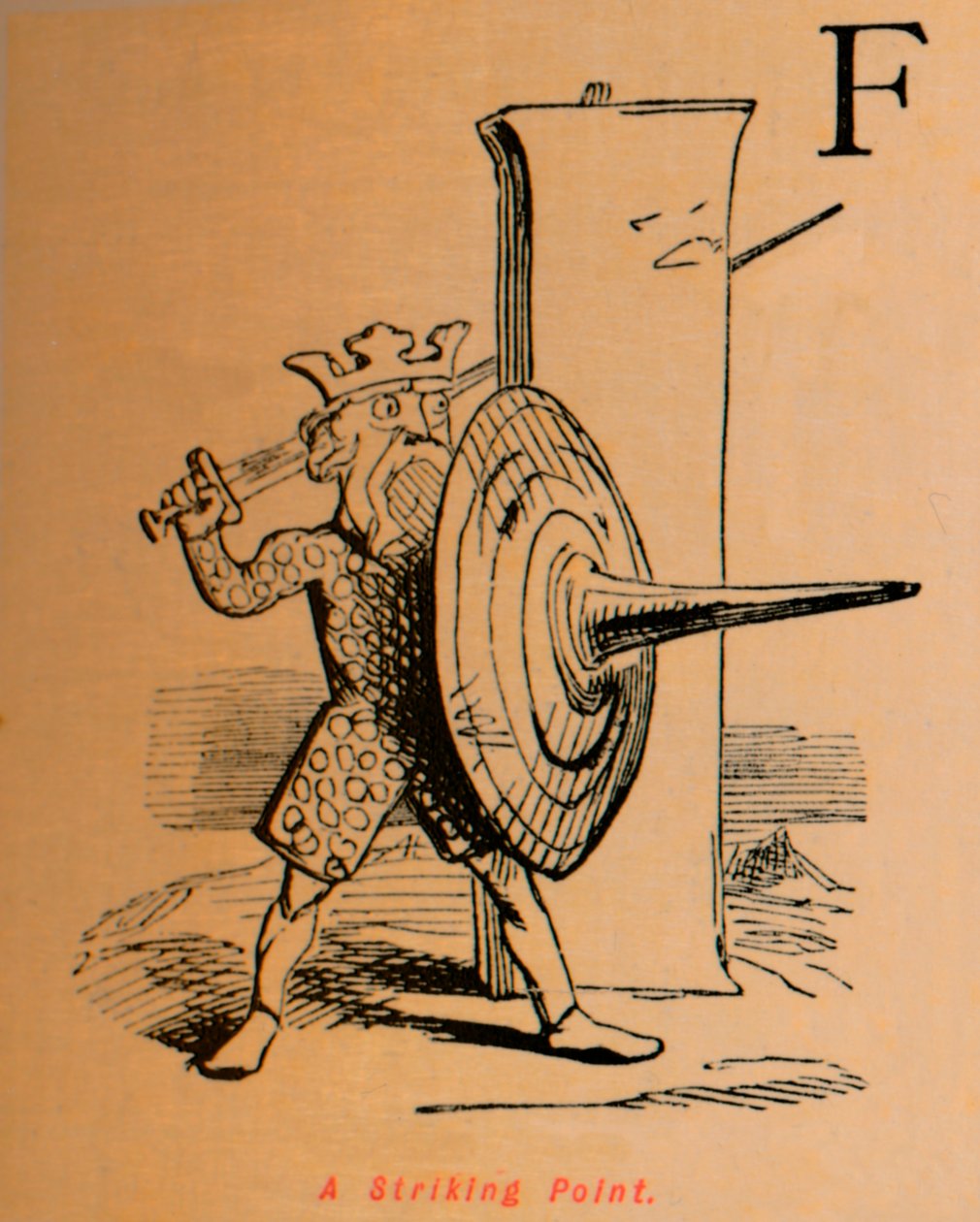 Et slående punkt, c1860, c1860. af John Leech