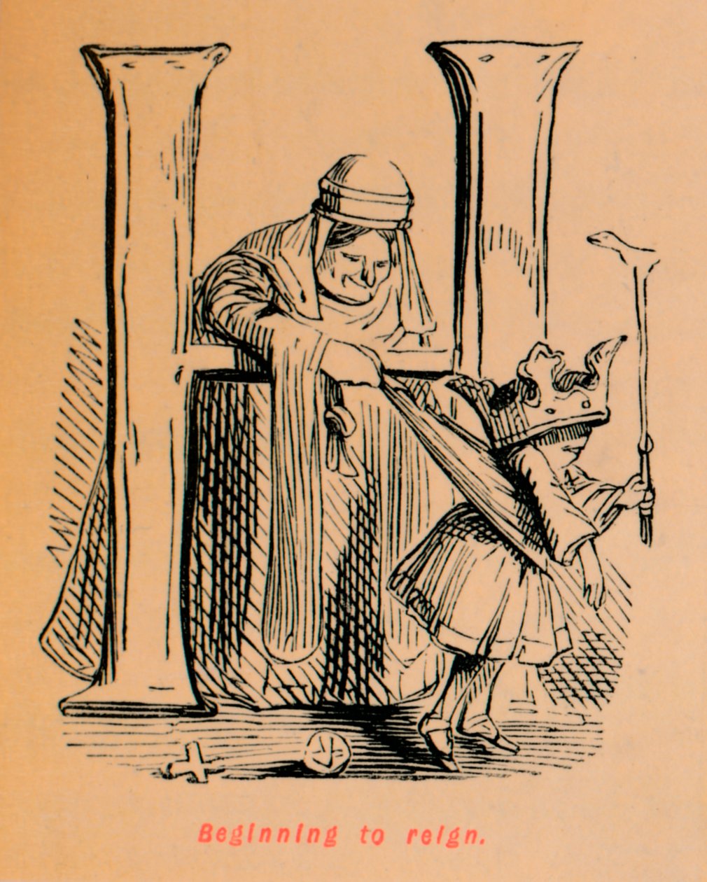 Begynder at regere, c1860, c1860 af John Leech