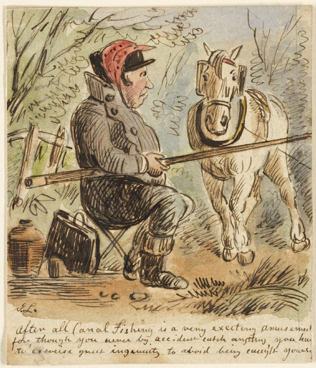 Kanalfiskeri af John Leech