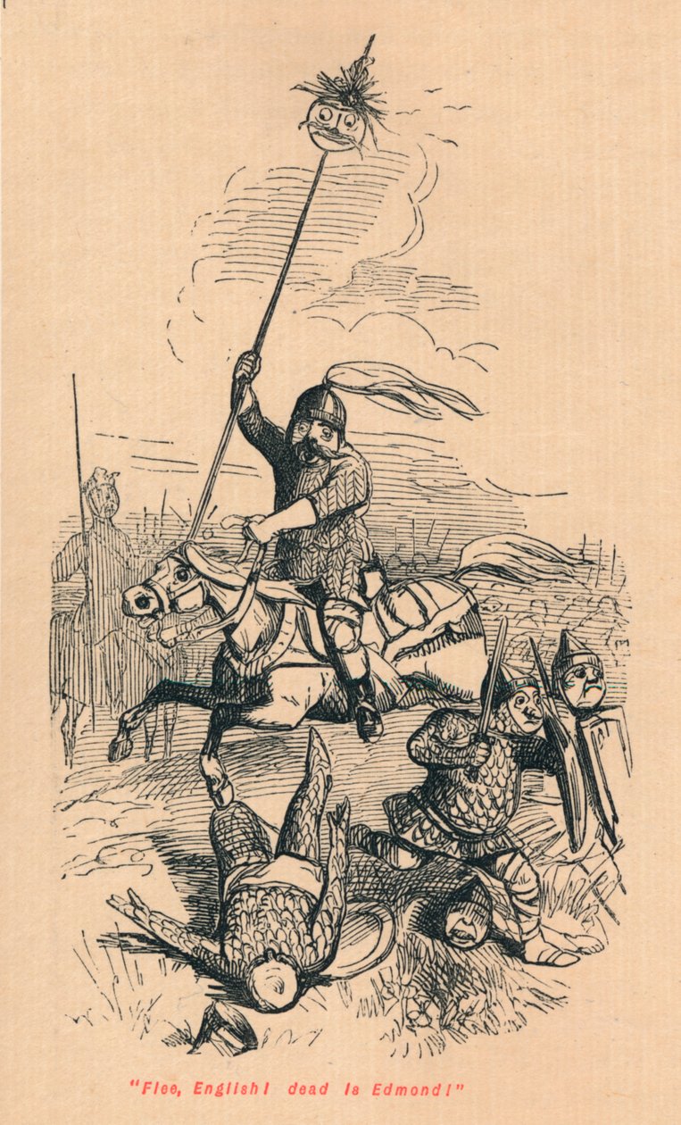 Flygt, engelsk! Død er Edmond!, c1860, c1860 af John Leech