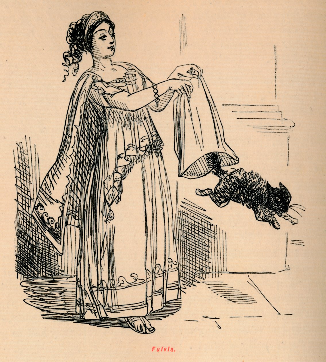 Fulvia, 1852 af John Leech