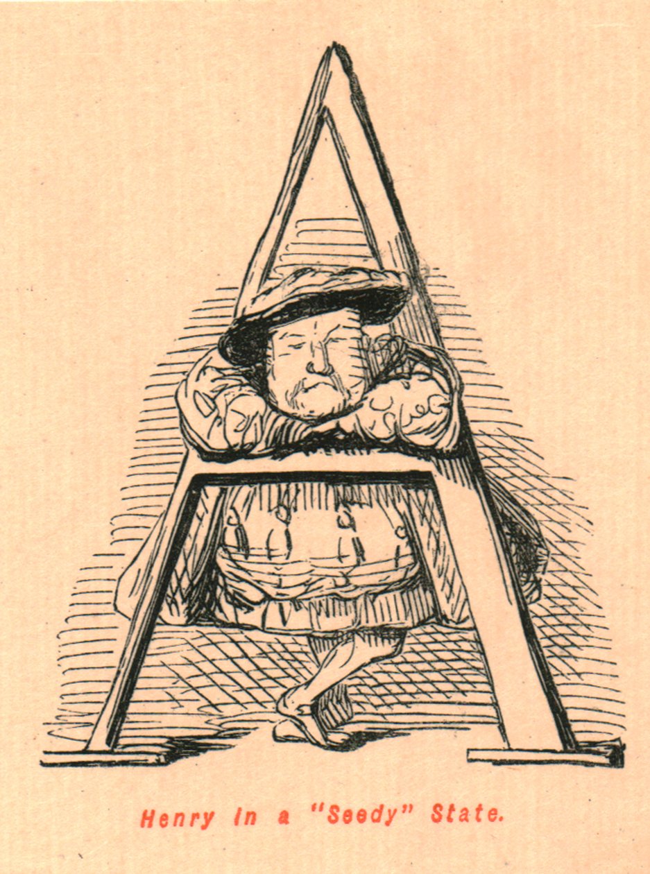 Henry i en snusket stat, 1897. af John Leech