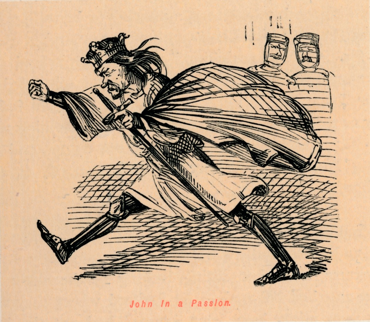 John in a Passion, c1860, c1860 af John Leech