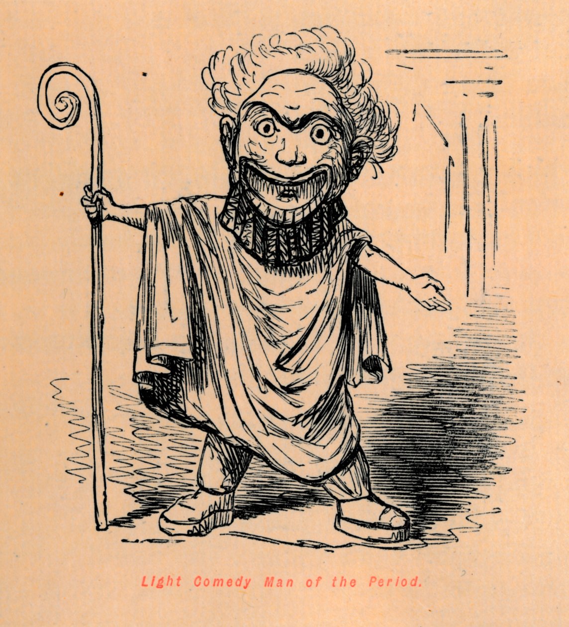 Let komedie Man of the Period, 1852 af John Leech