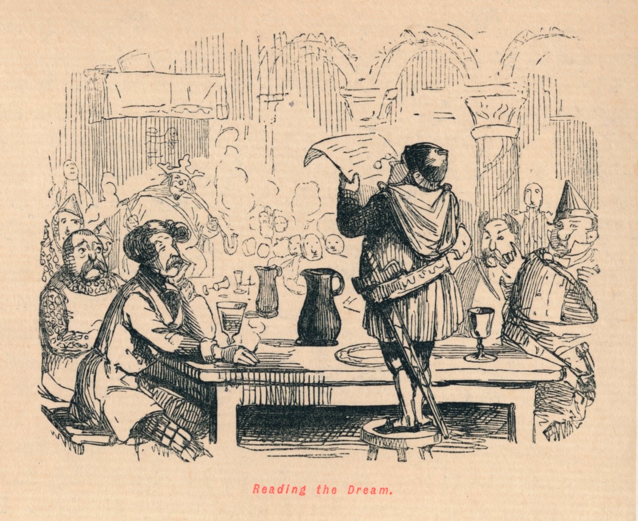Læser drømmen, c1860, c1860 af John Leech