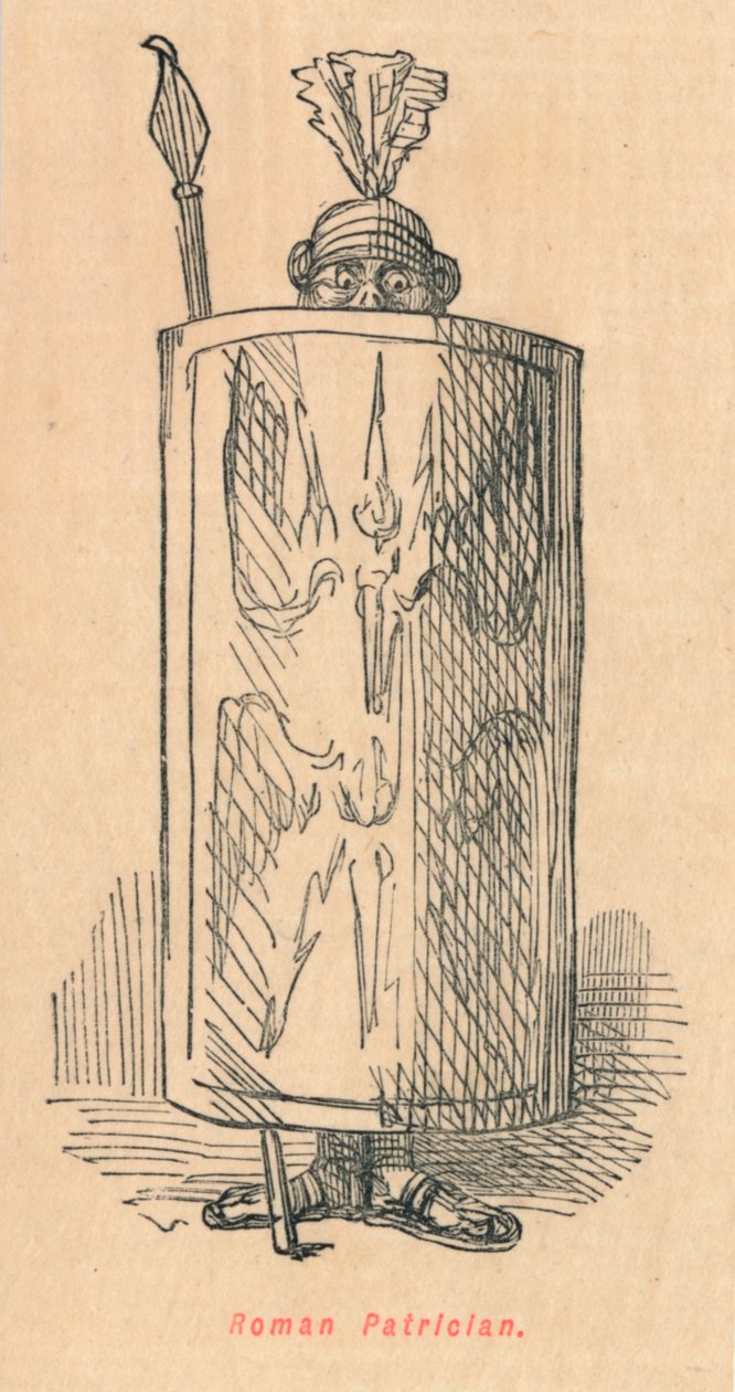 romersk patricier, 1852 af John Leech