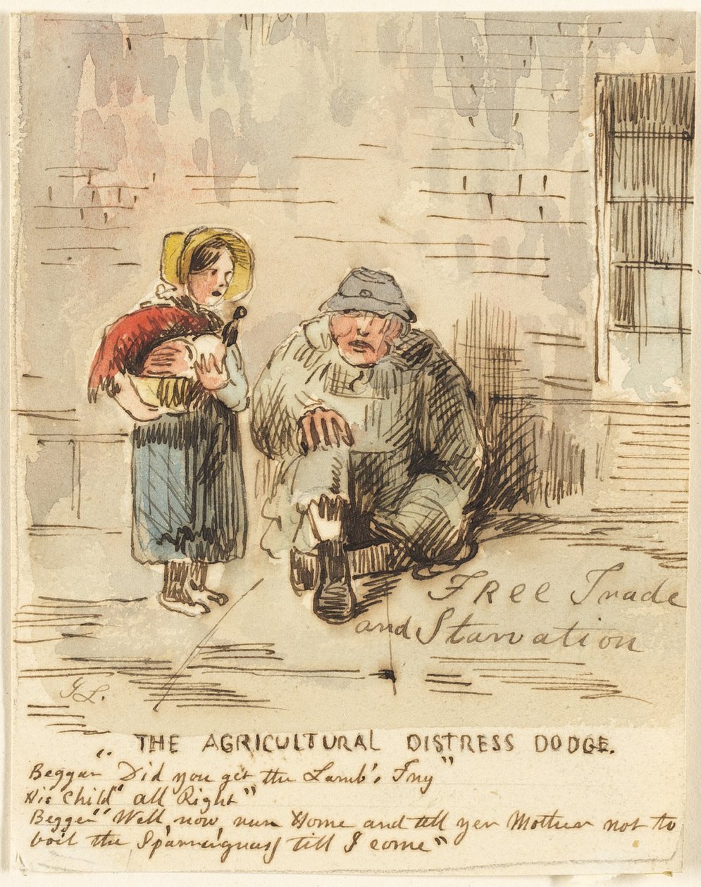 Agricultural Distress Dodge af John Leech