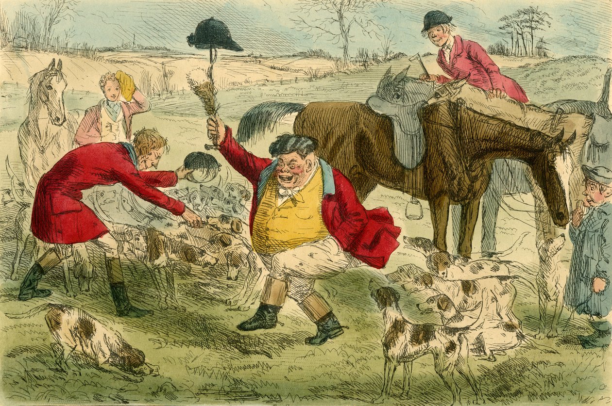 The Kill, på The Cat & Custard Pot Day, c1854. af John Leech