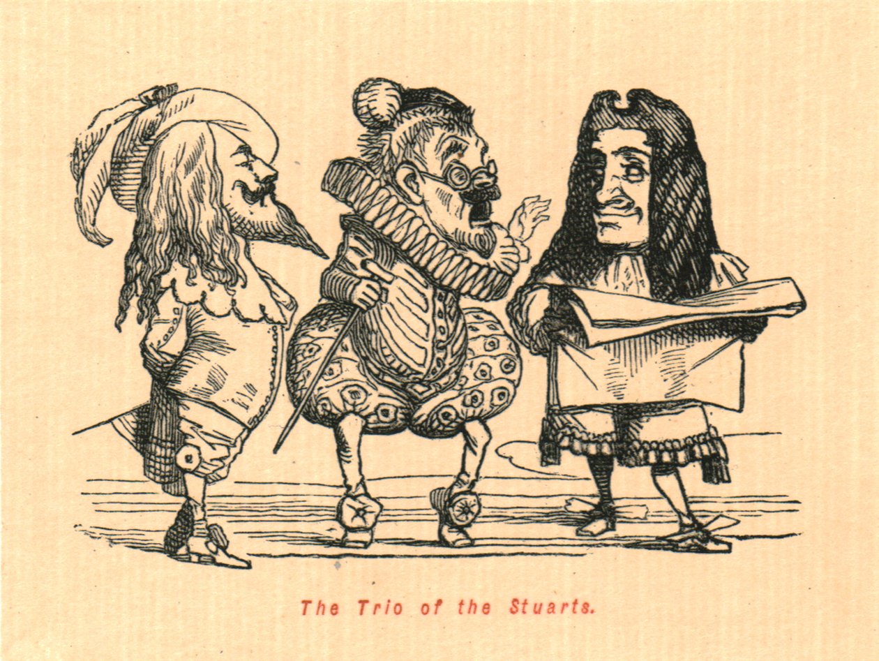 Stuarternes trio, 1897. af John Leech