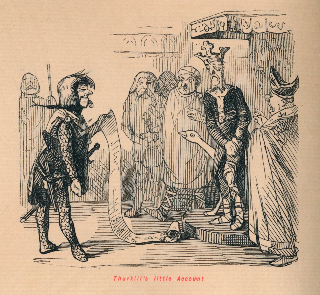 Thurkills lille konto, c1860, c1860 af John Leech