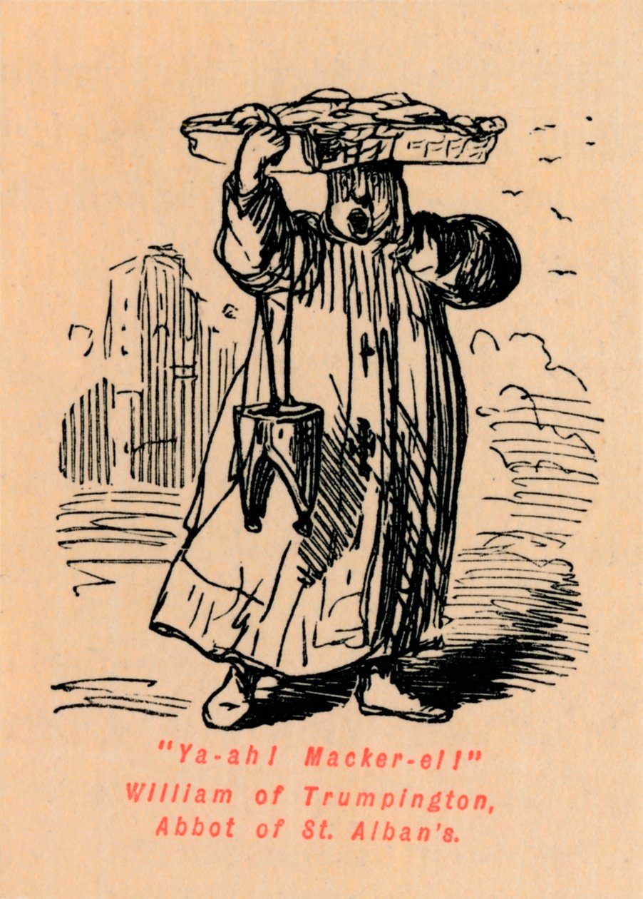 Ja-ah! Macker-el! William af Trumpington, Abbed af St. Albans, af John Leech