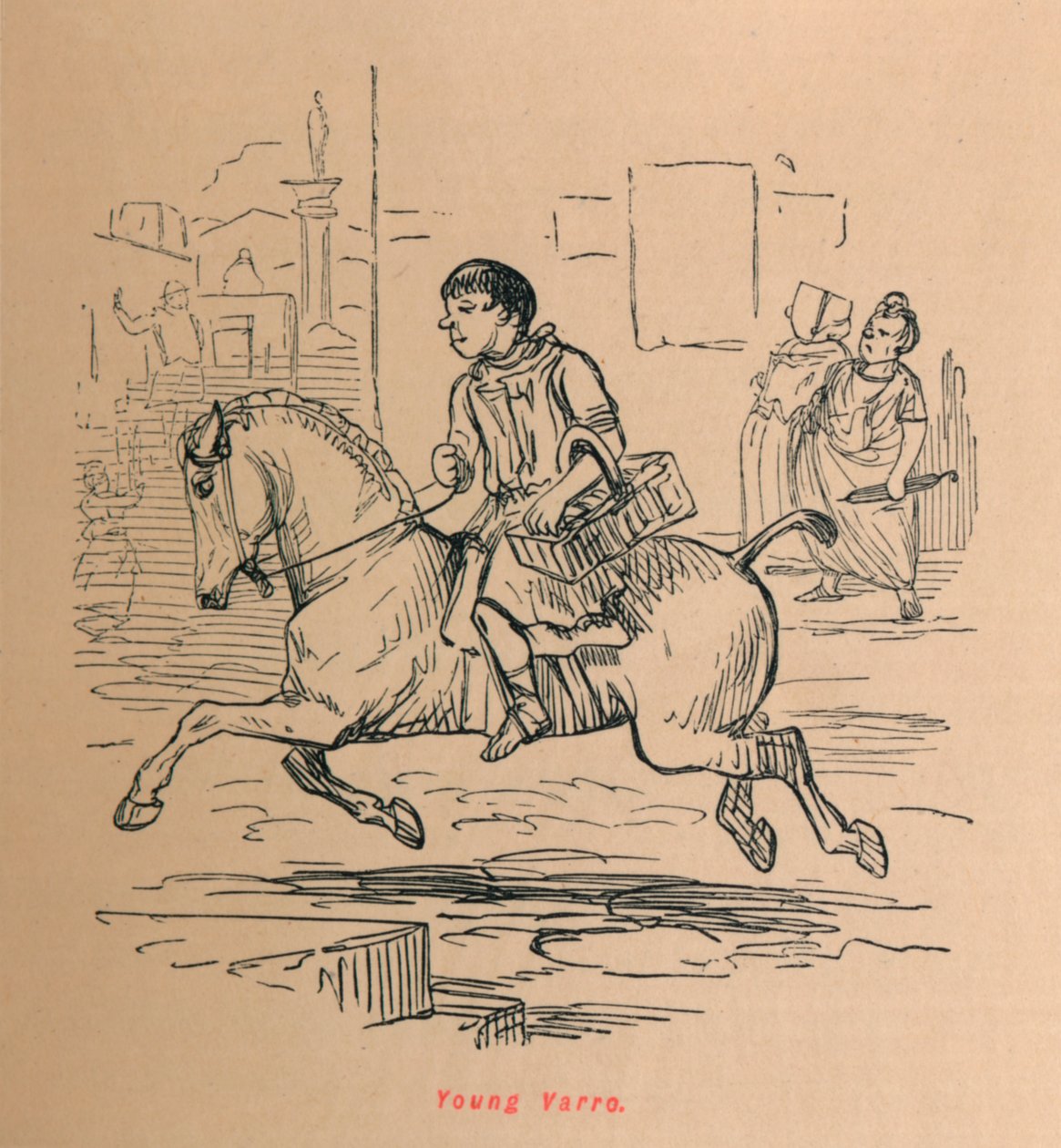 Unge Varro, 1852 af John Leech