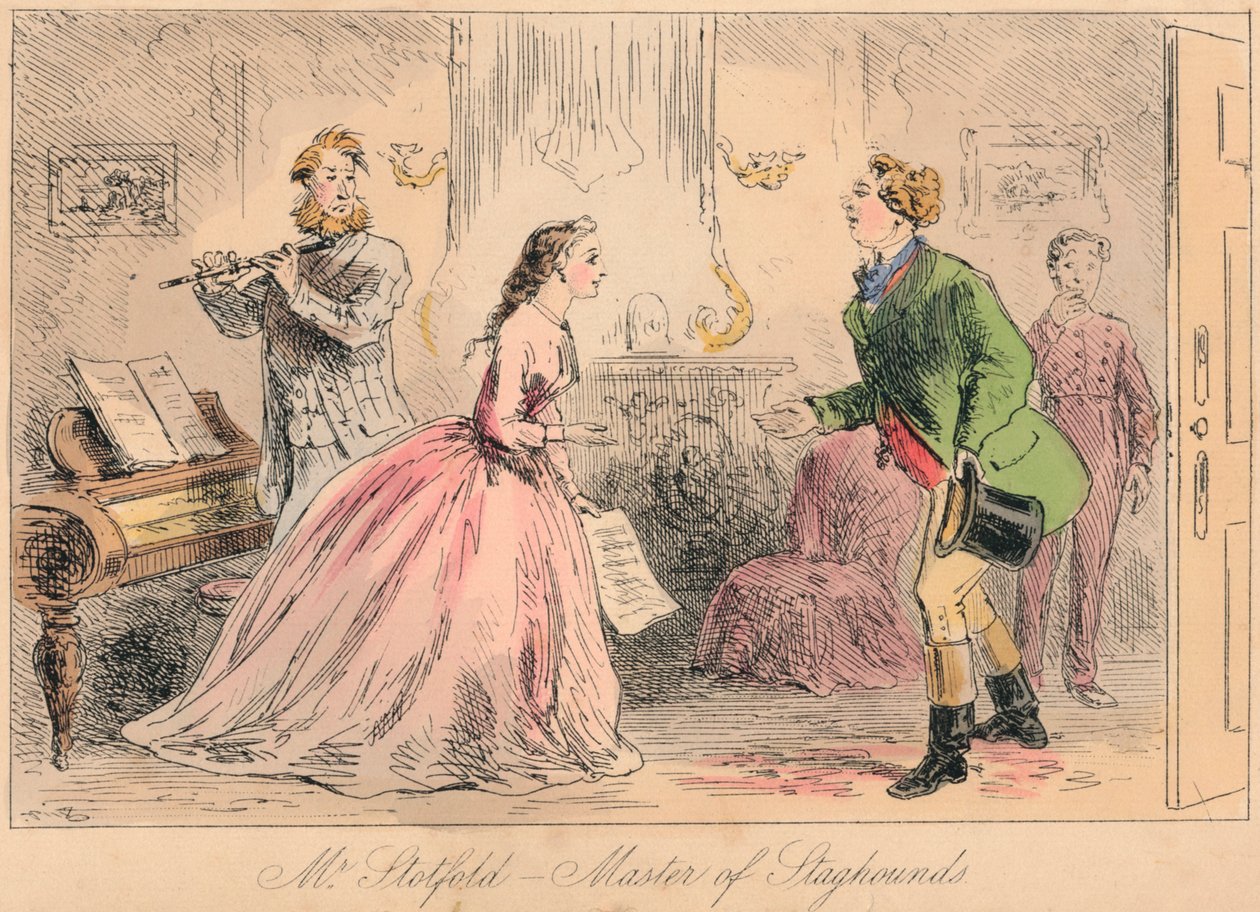 Mr. Stotford - Master of Staghounds, 1865. Kunstnere: John Leech, Hablot Knight Browne. af John Leech and Hablot Knight Browne