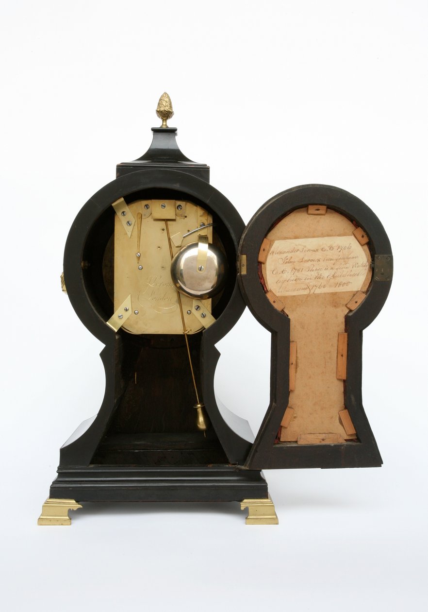 Ballonur, ca. 1760 (messing og eboniseret frugttræ) af John Leroux
