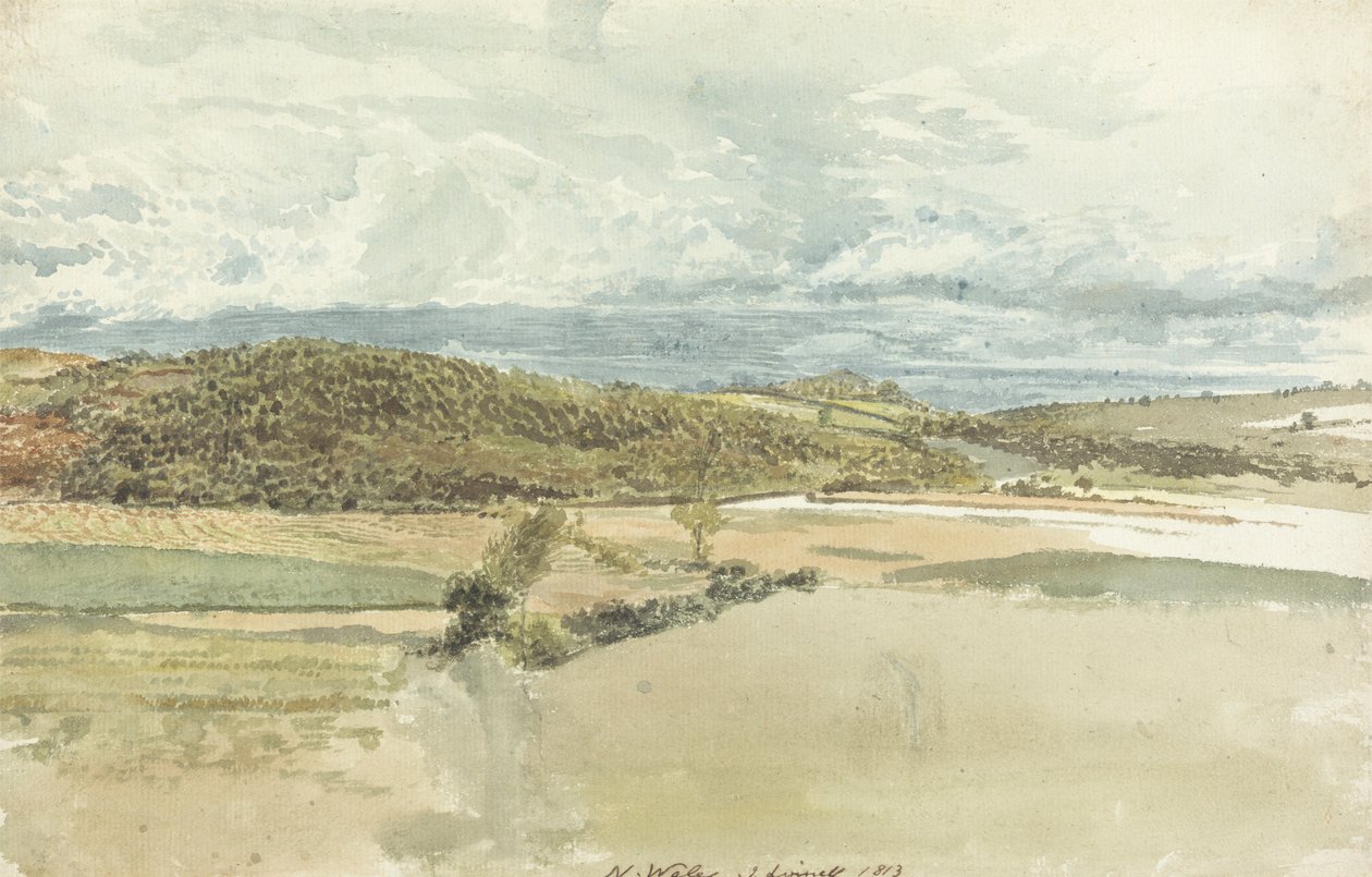 Landskab i det nordlige Wales af John Linnell
