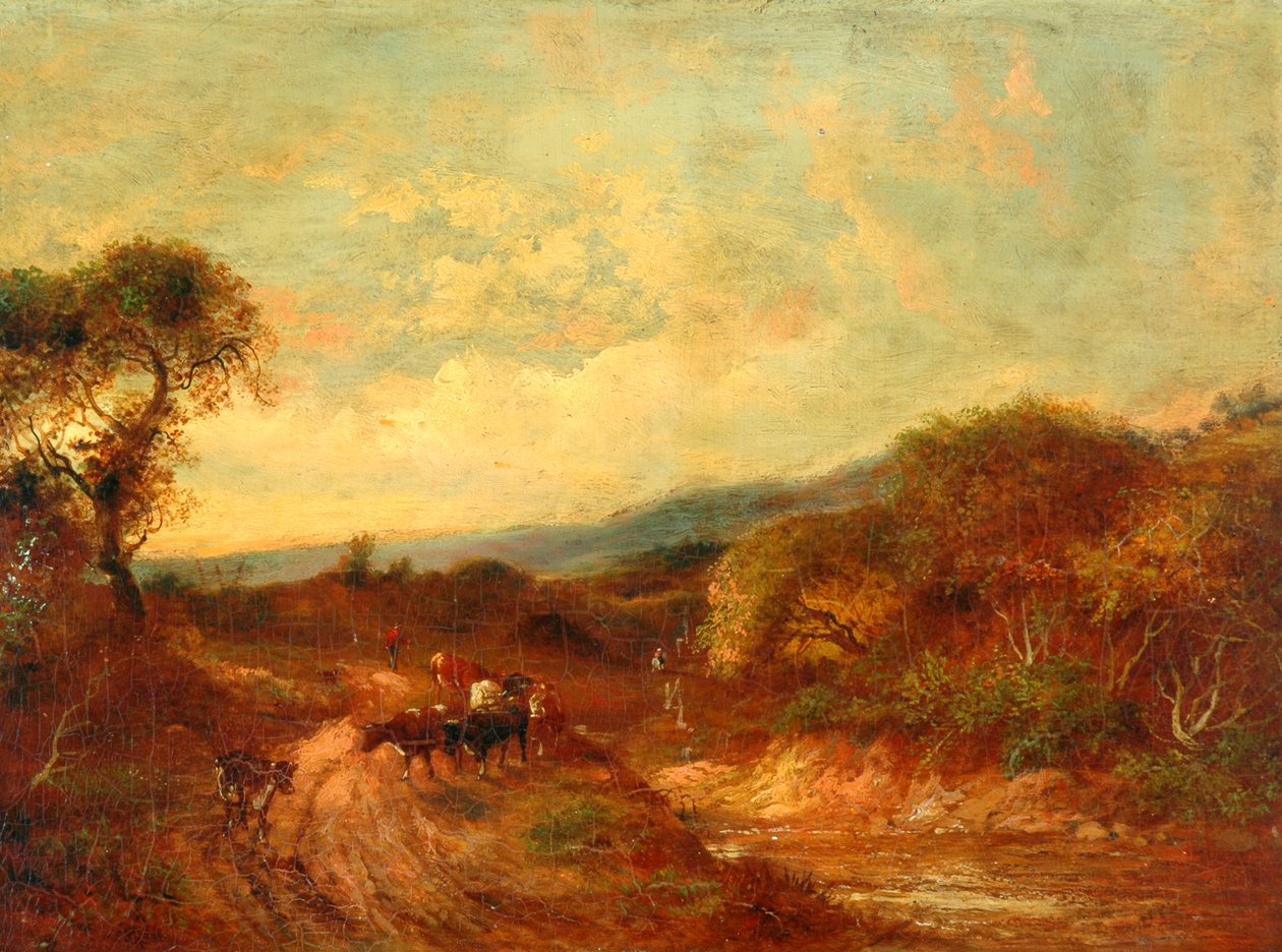 Tæt på Red Hill, Surrey af John Linnell