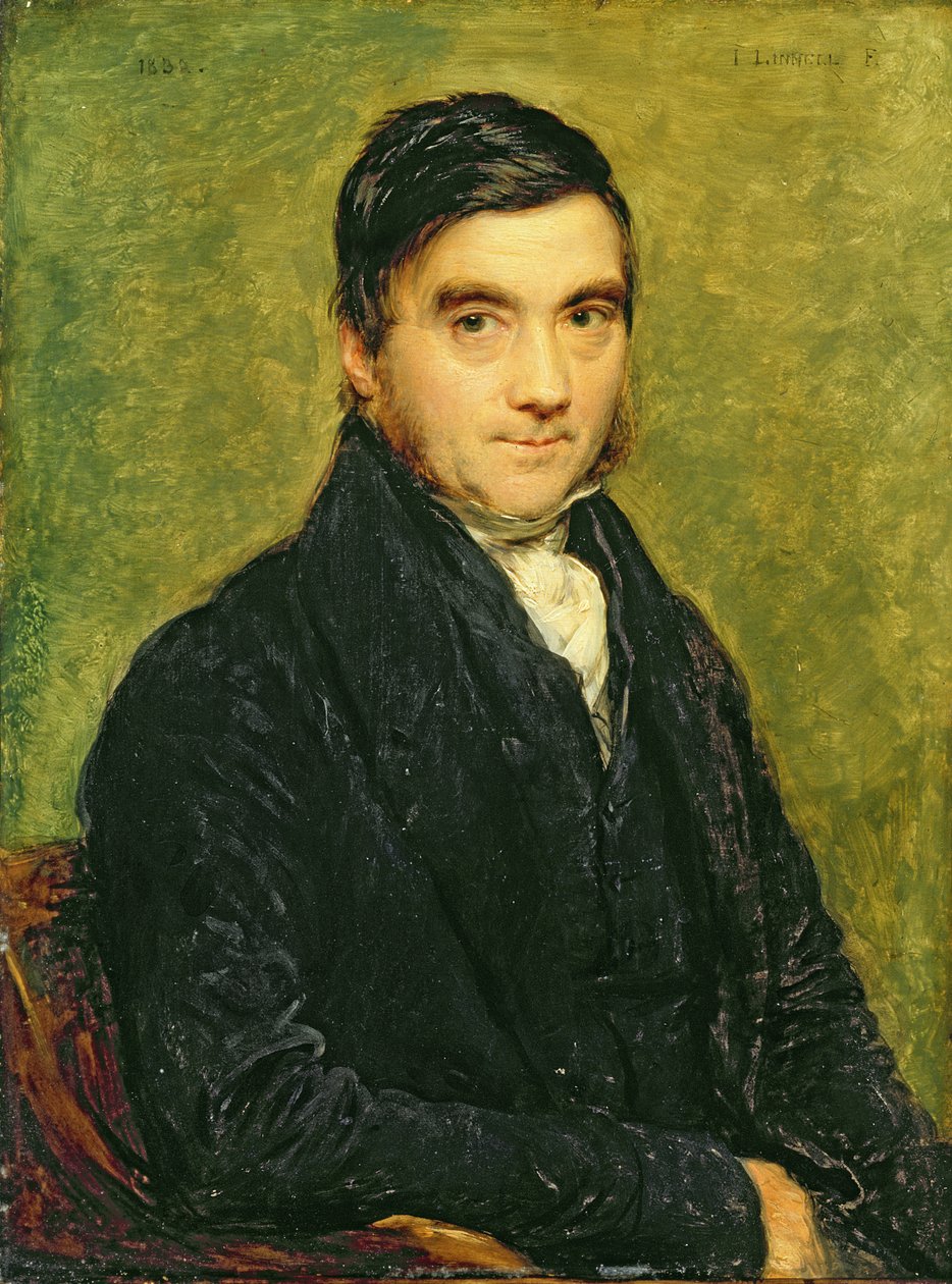 Portræt af hr. Bolding, 1832 (se 238970 for par) af John Linnell