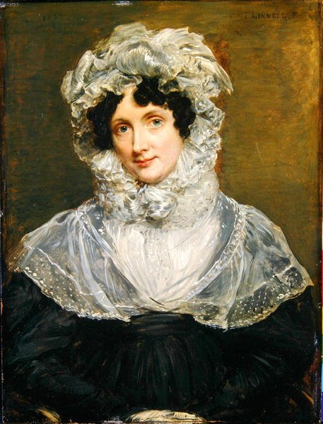 Portræt af fru Bolding, 1832 (se 238969 for par) af John Linnell