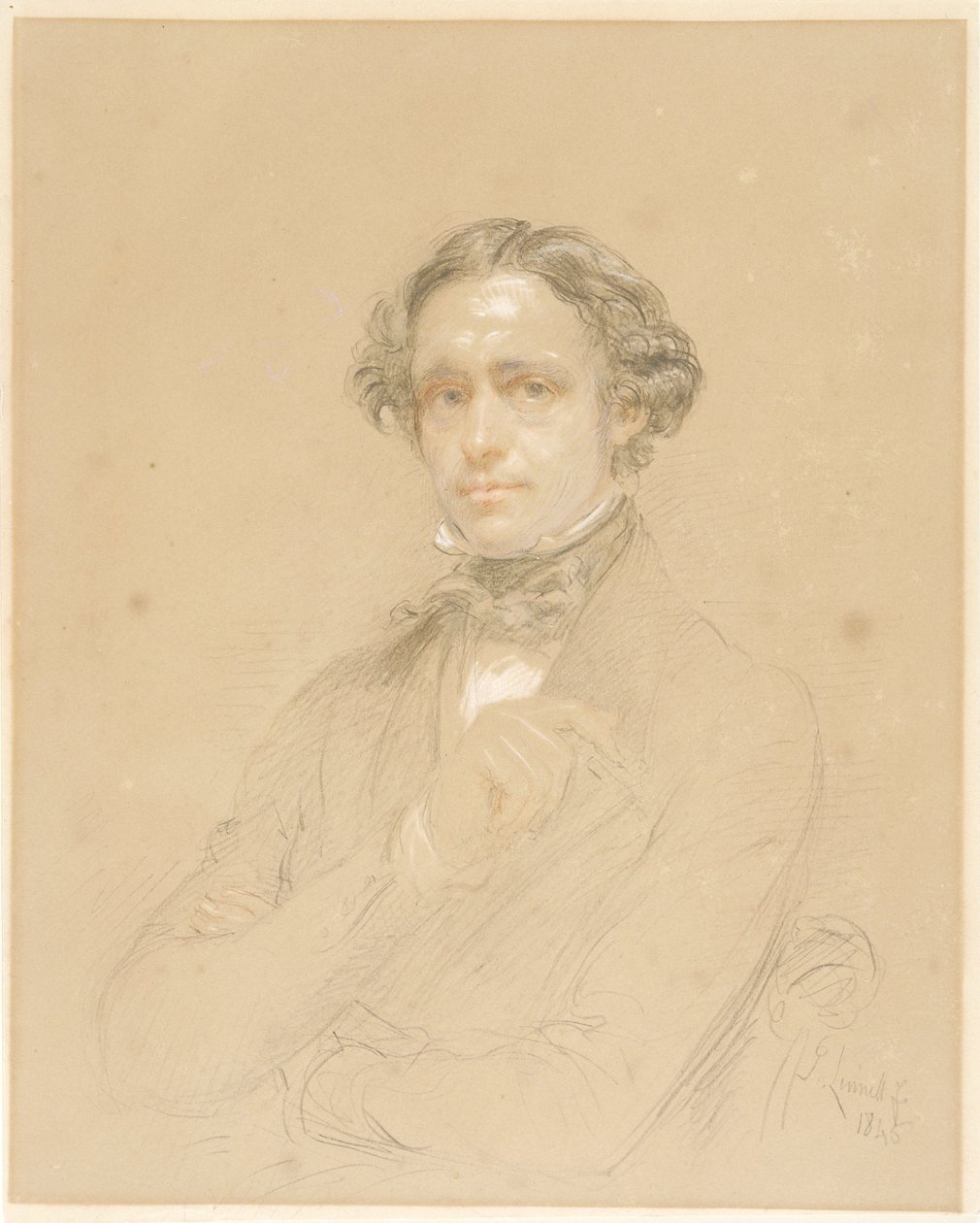Portræt af en gentleman af John Linnell