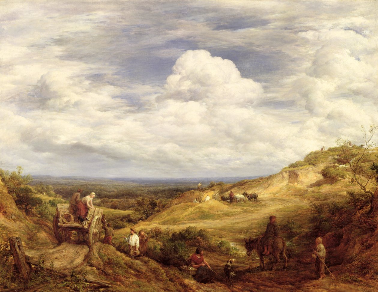 Sand Pits, Hampstead Heath, 1849 af John Linnell