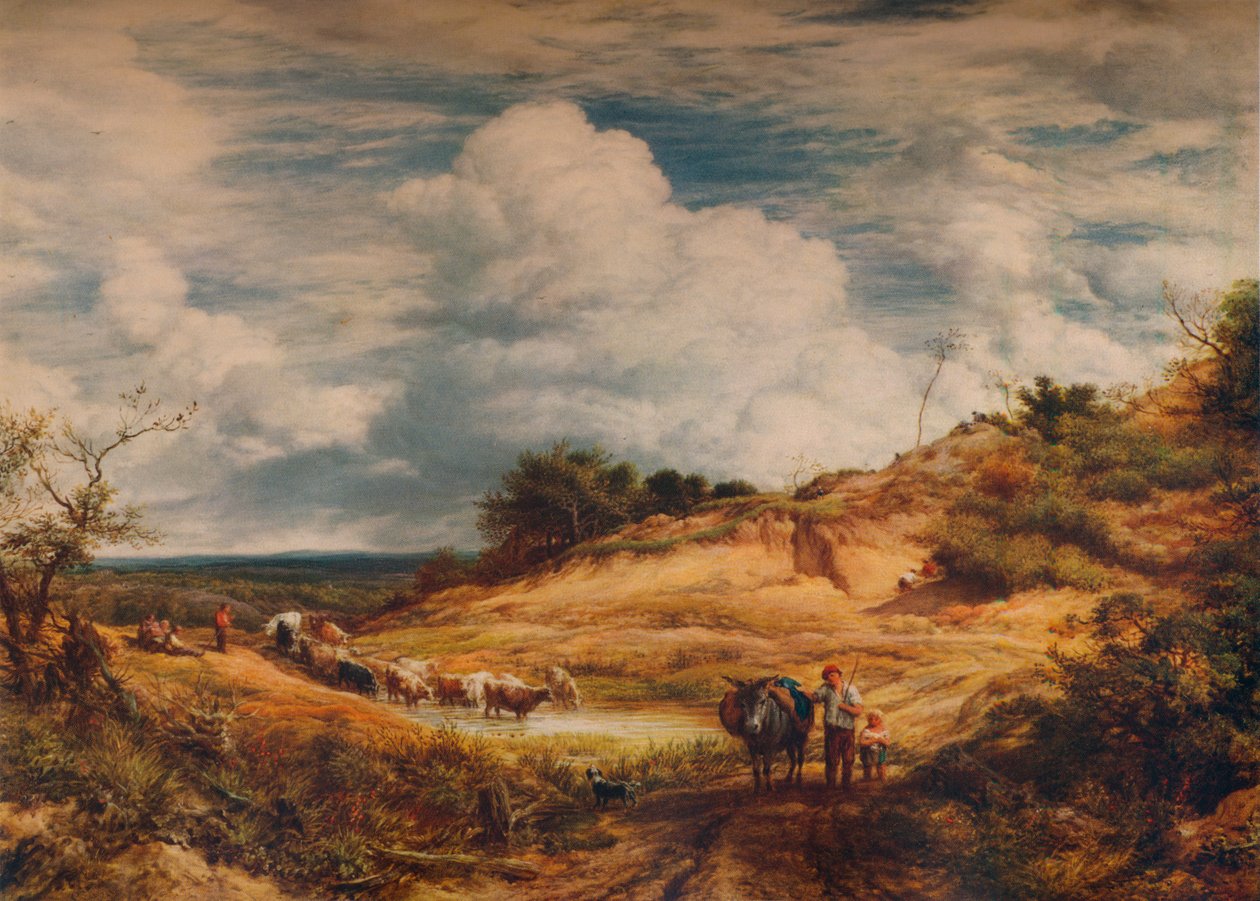 Sandkasserne, 1856 af John Linnell