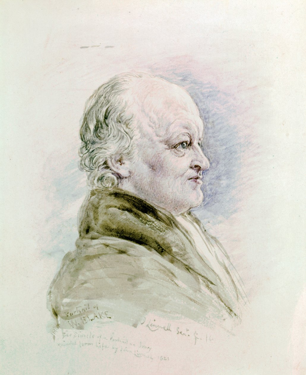 William BLAKE, portræt af John Linnell