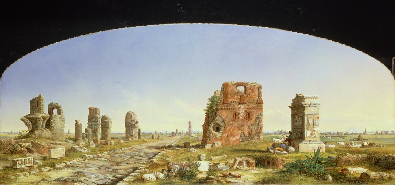 The Appian Way, 1869 af John Linton Chapman