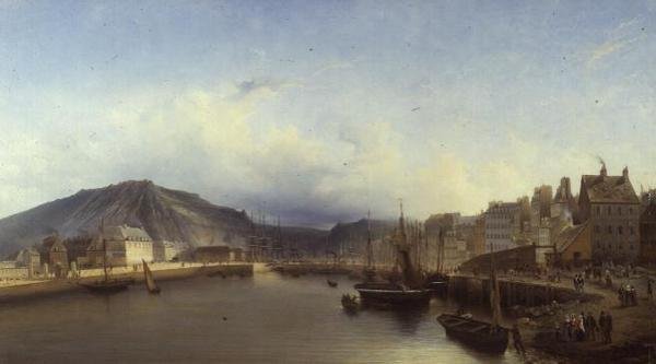 Broen ved Cherbourg af John Louis Petit