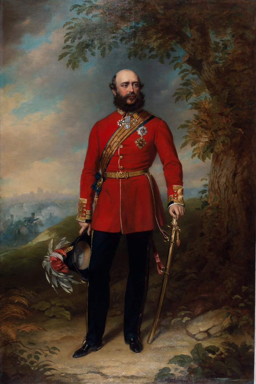 Feltmarskal HKH George William Frederick Charles, 2. hertug af Cambridge, 1862 ca. af John Lucas