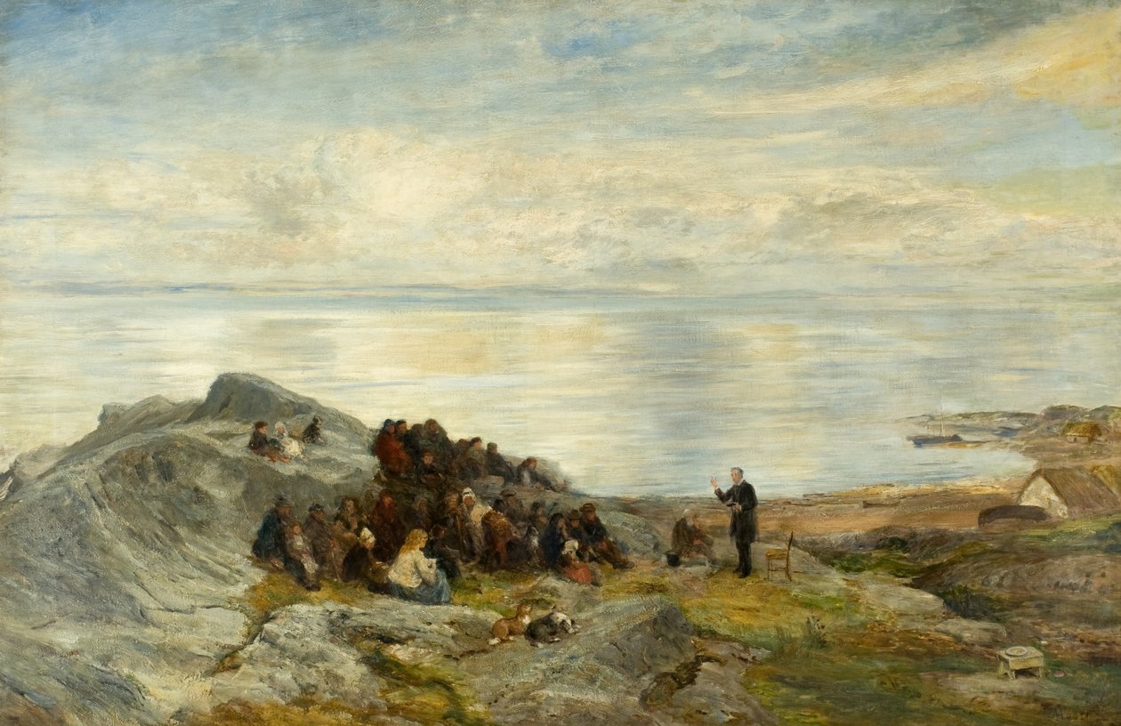 En prædiken ved havet af John MacWhirter