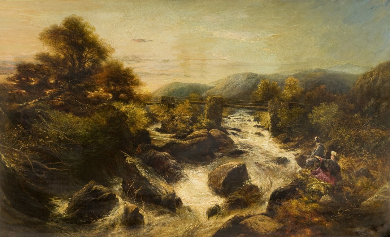 En stormflod i højlandet af John MacWhirter
