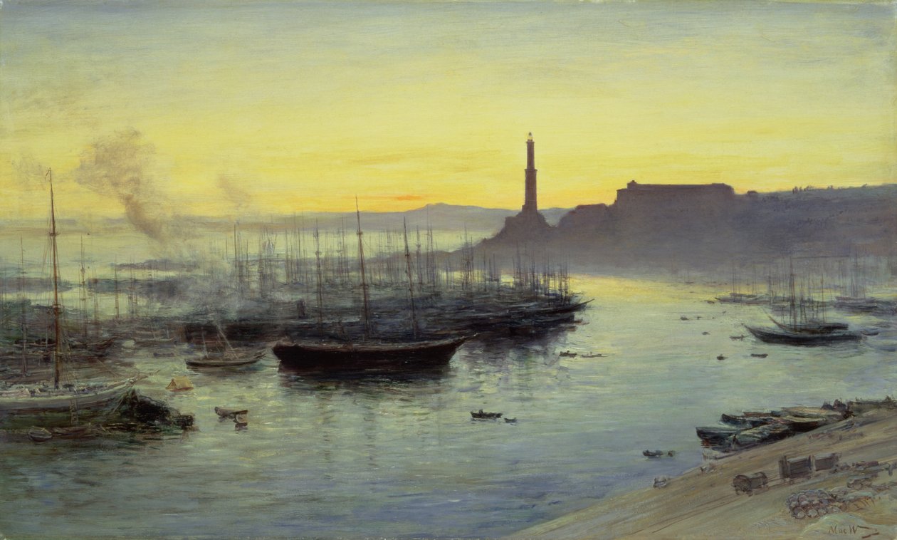 Genova, 1904 af John MacWhirter