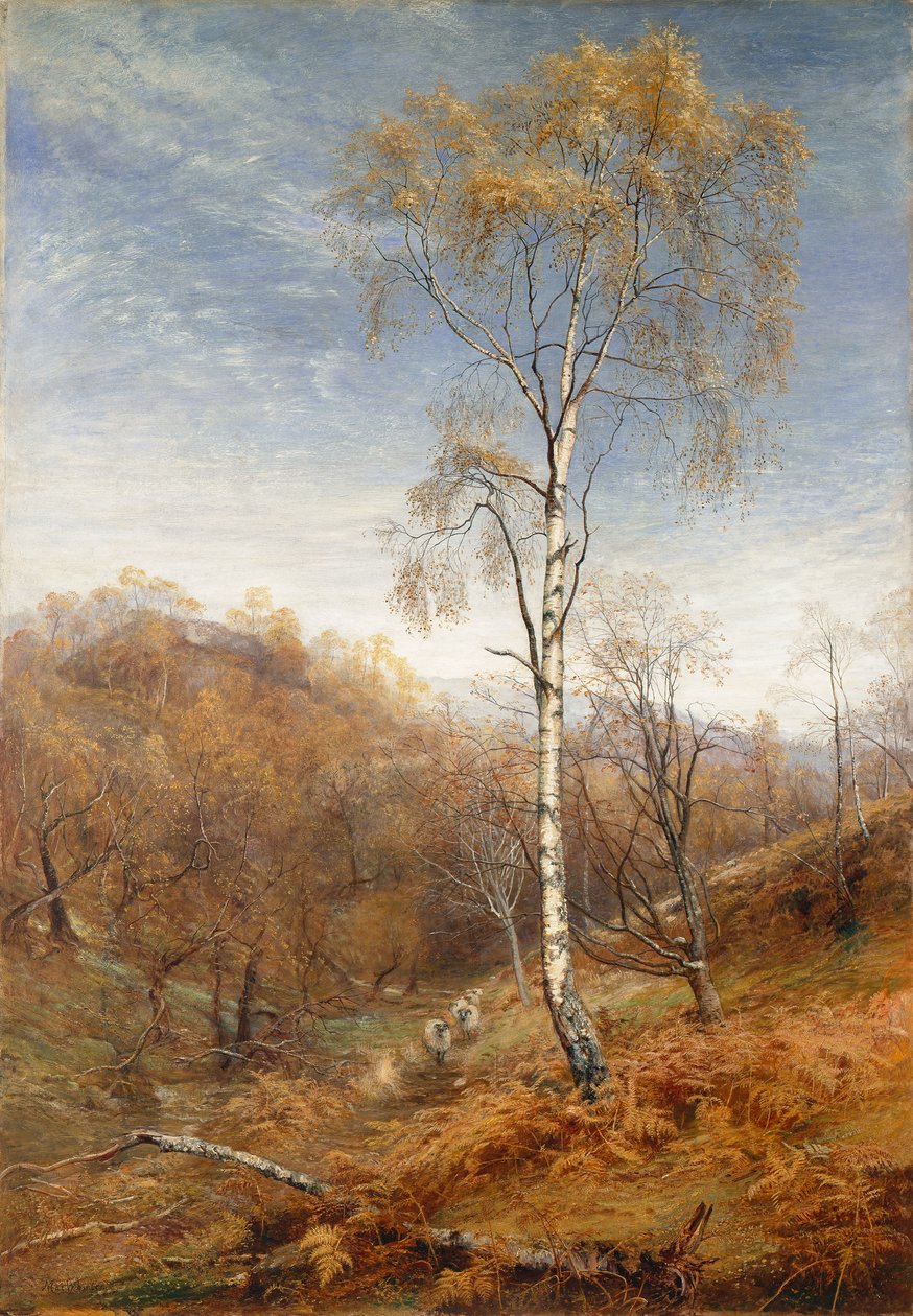 The Lady Of The Woods af John MacWhirter