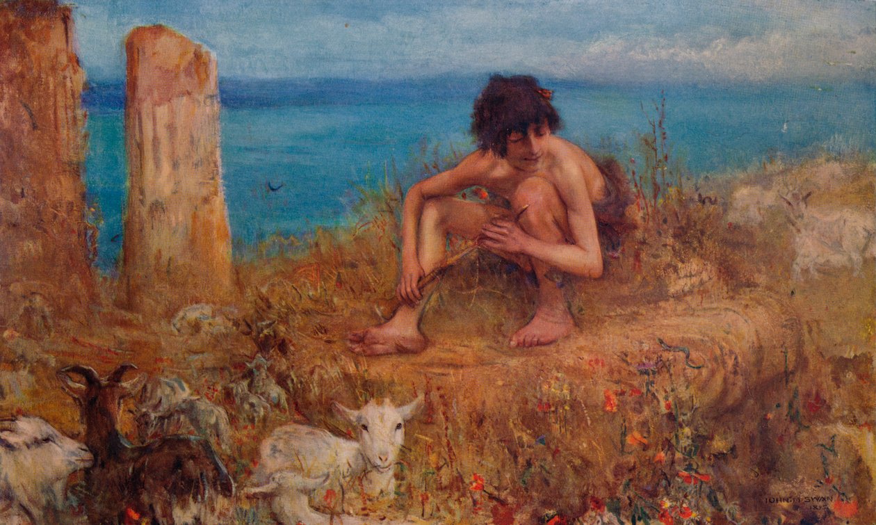 Gedehyrden, 1895 af John Macallan Swan