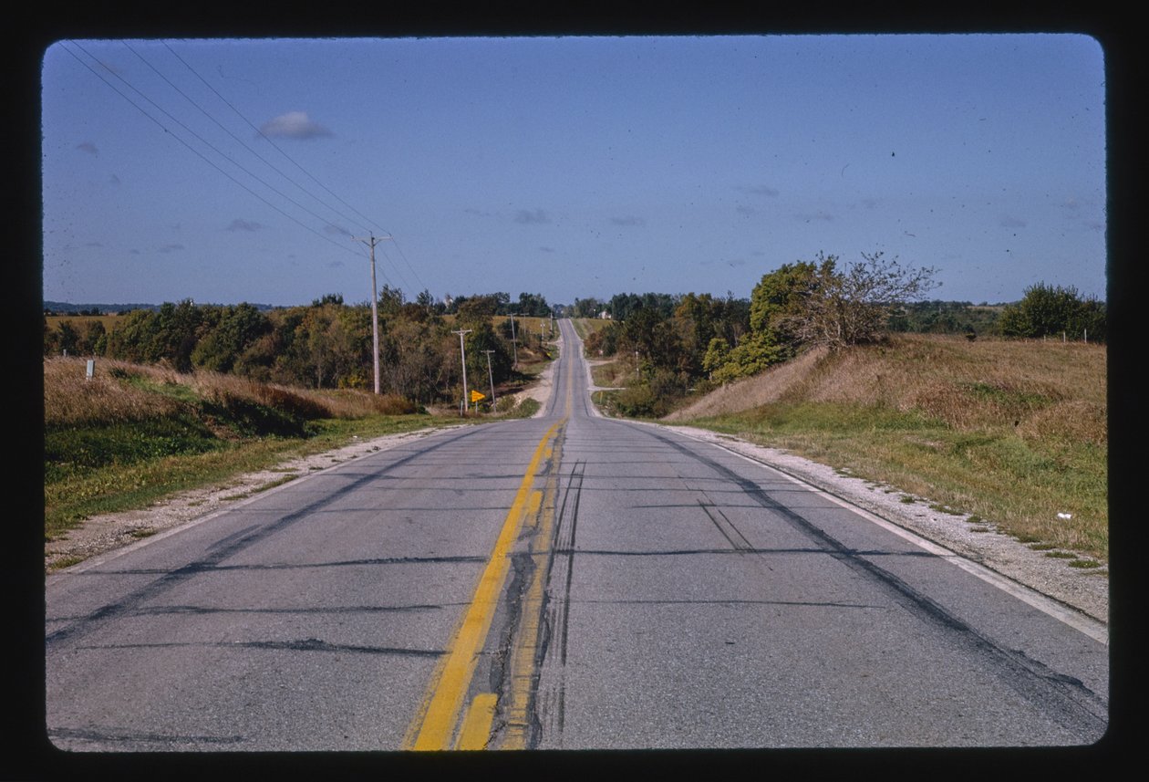 Highway 6, vest for Adel, Iowa, USA af John Margolies