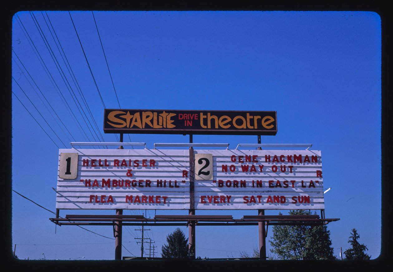 Starlite Drive-In, Medford, Oregon, USA af John Margolies