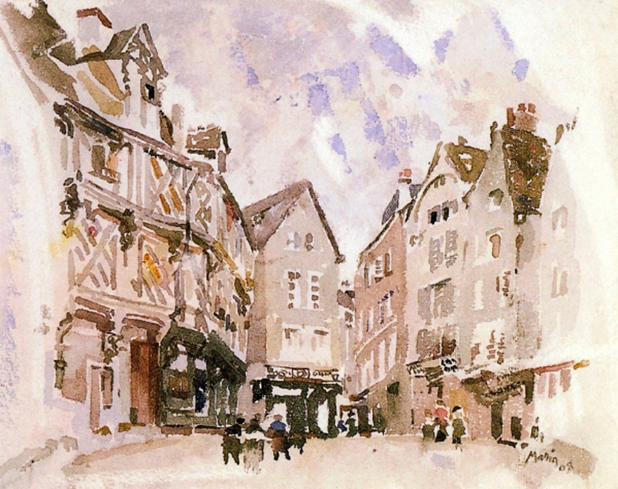 Chartres af John Marin