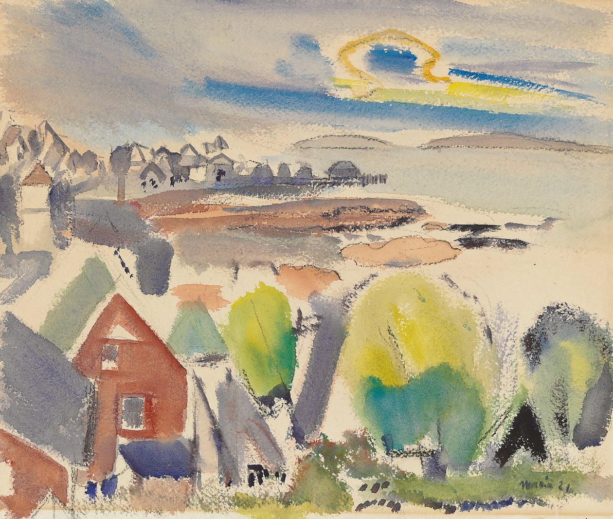 Stonington, Maine af John Marin