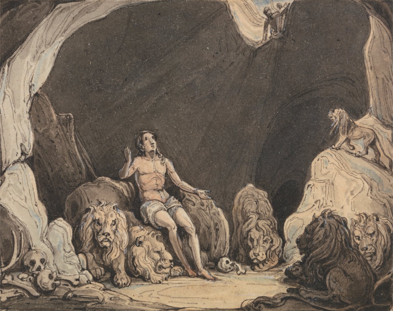 Daniel i Løvehulen af John Martin
