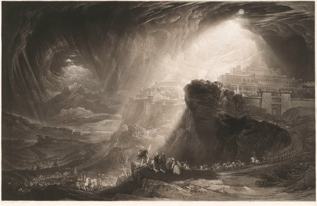 Josva befaler solen at stå stille af John Martin