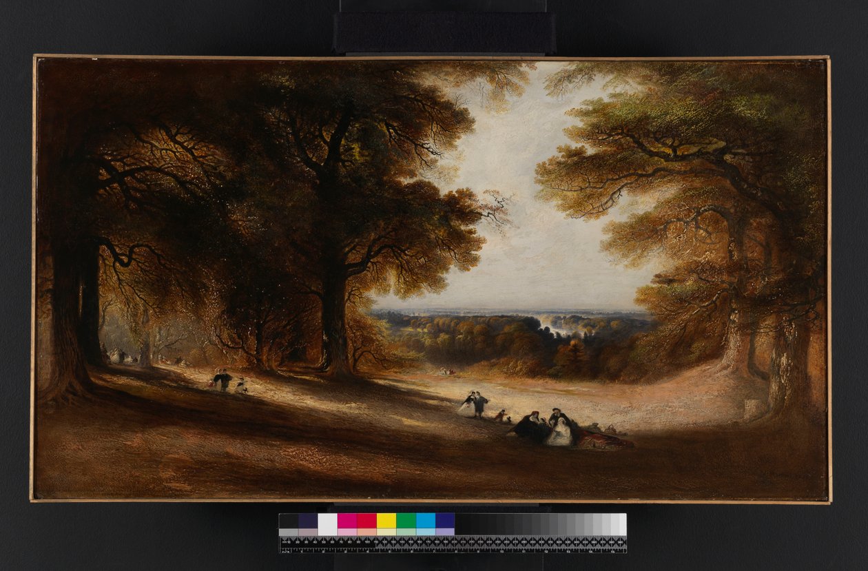 Landskab: Udsigt i Richmond Park, 1850 af John Martin