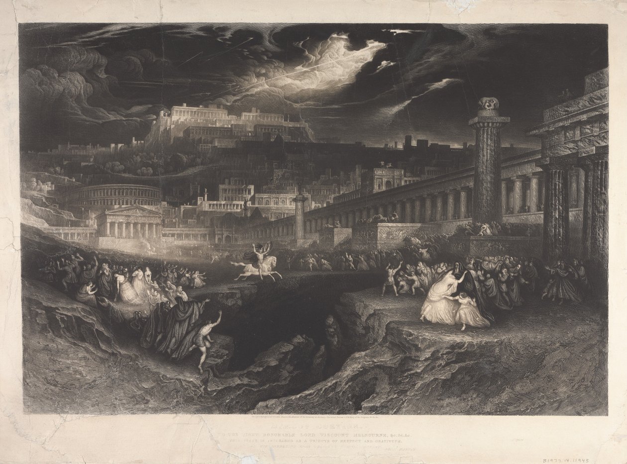 Marcus Curtius af John Martin