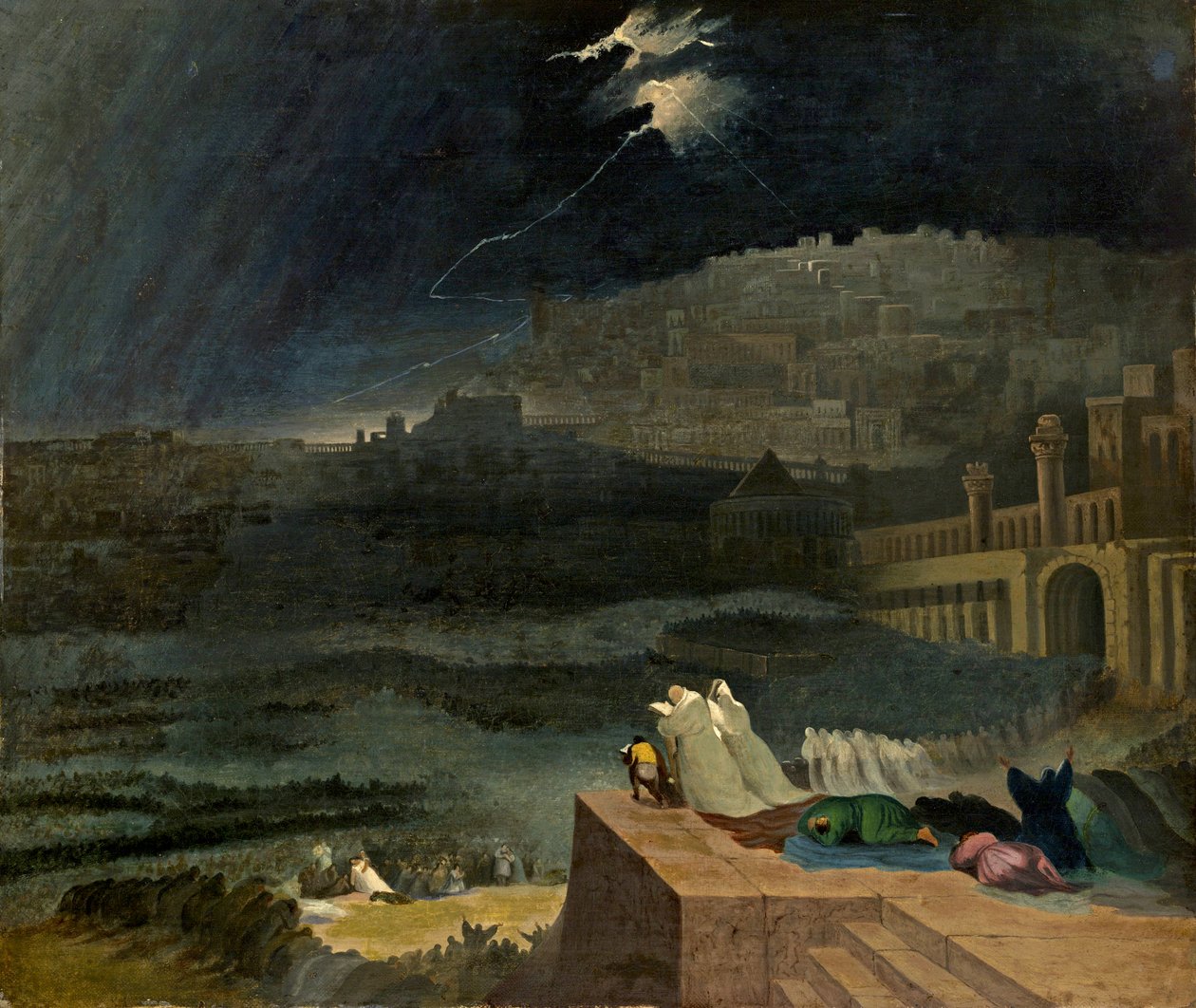 Omvendelse fra Nineve, ca. 1840 af John Martin