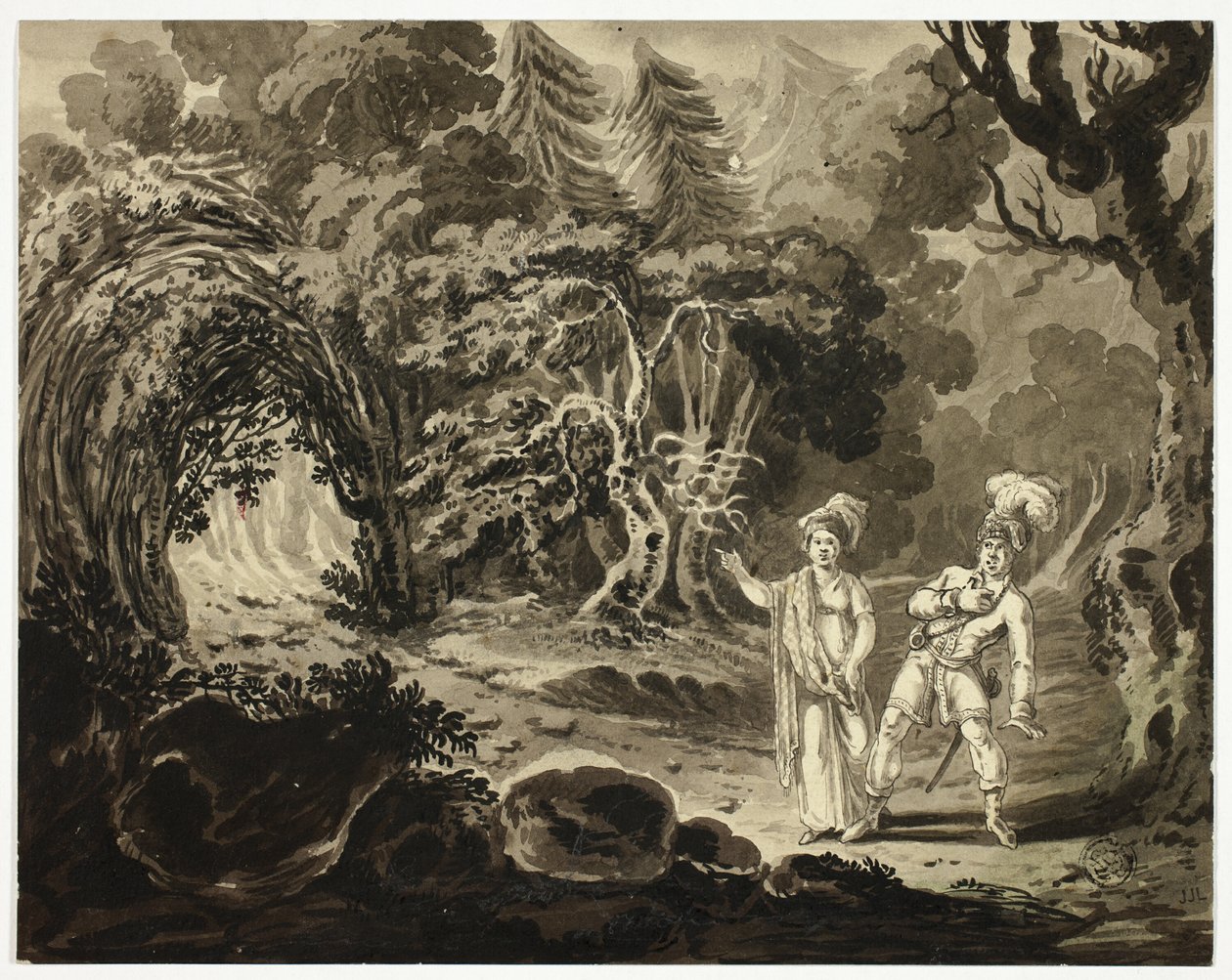 Scene fra Opera af John Martin