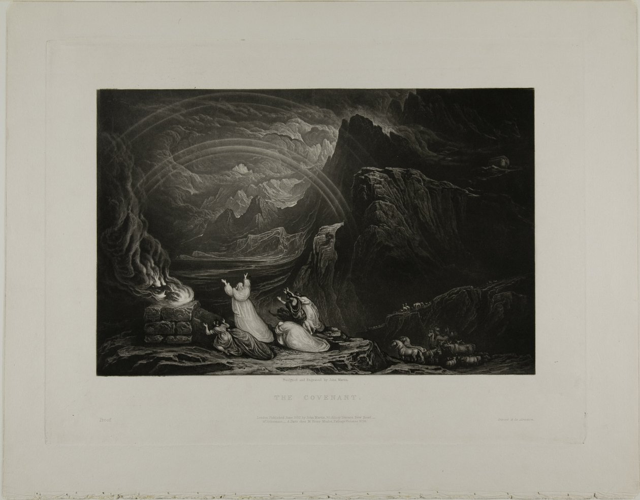 Pagten, fra illustrationer af Bibelen af John Martin