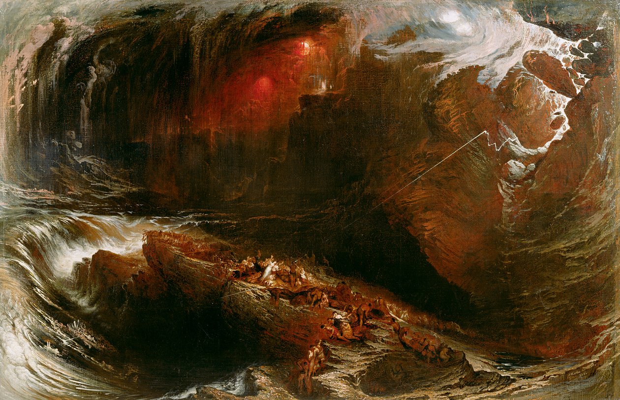 Syndfloden af John Martin