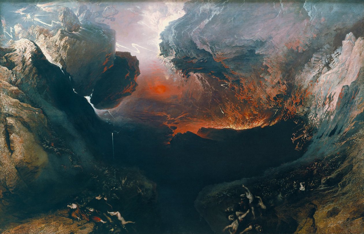 Den store dag for hans vrede af John Martin